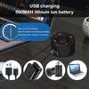 Bike Alarm with Light Wireless Anti Theft Bike Motorcycle Rear Light Alarm Louder Volume Bike Security Alarm System Black