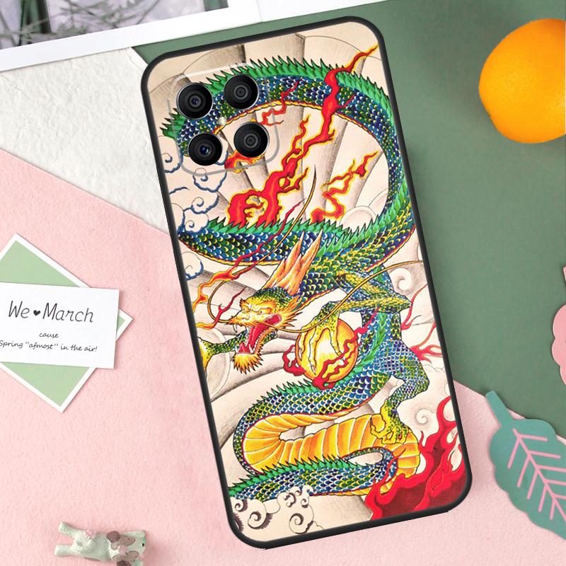 Japanese Dragon Style Case For Honor X8b X9b X9c X9a X8a X8 X9 50 70 90 Lite Honor 200 Lite Magic 7 5 6 Pro Cover