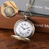 Steampunk Pocket Watch Quartz Movement Pocket Watch Pendant Chain Watches Best Gift