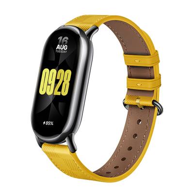 Strap for Xiaomi Mi Band 8 Bracelet Fashion Leather Replacement Wristband Miband 8 NFC Nylon Pulseira Mi Band 8 Band