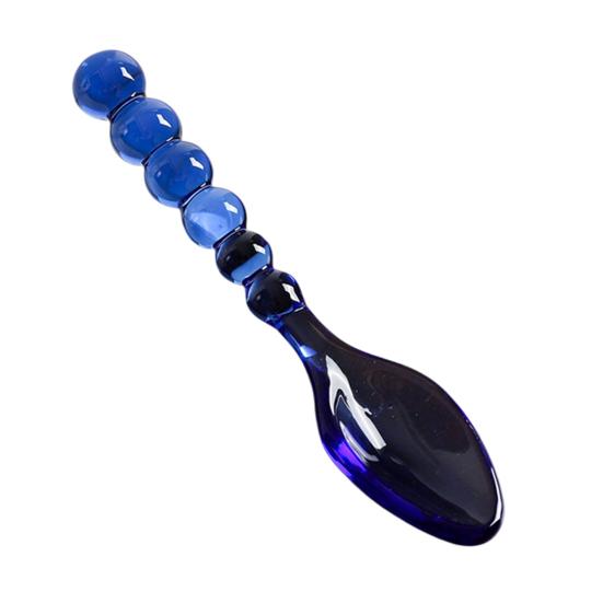 

Handmade Vintage Glass Spoon Fork for Coffee Milk Long Handle Stirring Utensil Heat-Resistant Dishwasher Safe Colorful Artistic Tableware Unique C
