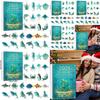 Marine Life Advent Calendar With Animal Acrylic Hanging Ornaments For Christmas Gift Exchange
