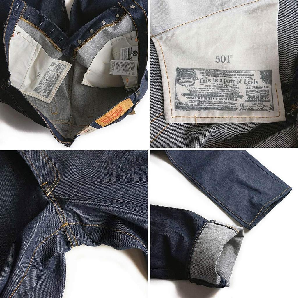 Levi's 501 501-0000 Original Knopfleiste Straight Jeans Rigid STF W38L32