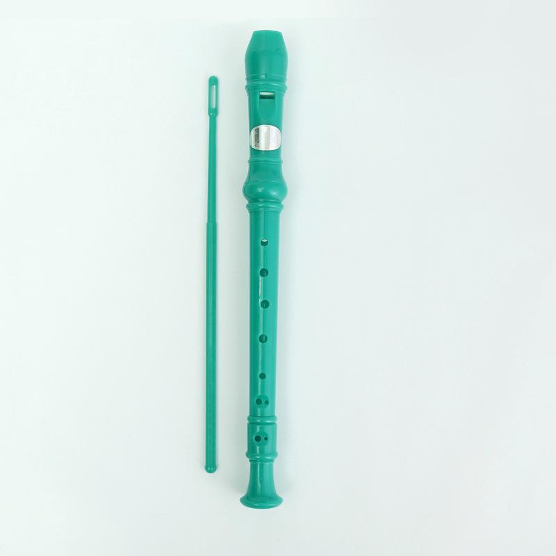 Swan ABS German Soprano Recorder for Students, 6/8-Hole, White Flute