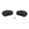 Pair Tubular Side Step or Steps 2 End Caps Fit For 2009-2017 Dodge Ram 1500-3500