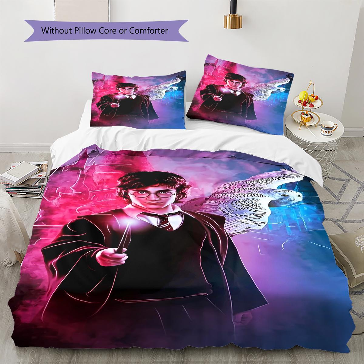

Постільна білизна з малюнком Рятівник Поттер Комплект ковдри Покривало на ковдру Наволочка Домашній декор Подарунок (1 * підковдра + 2 * наволочка, без наповнювача) 220x240cm