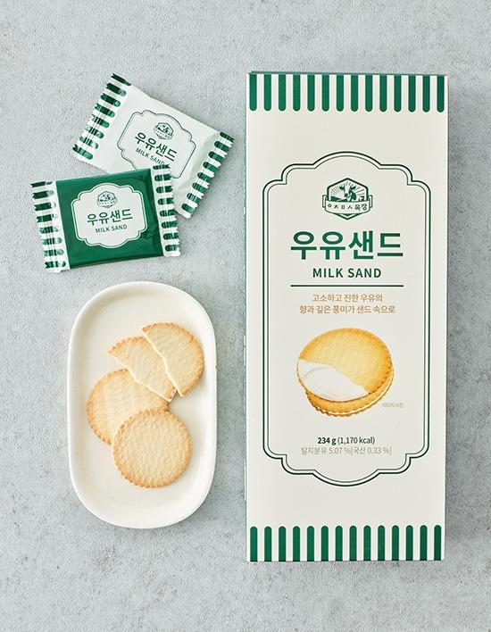 Jeju Morning Smile Ranch Milk Sand Creamy Biscuit 234g