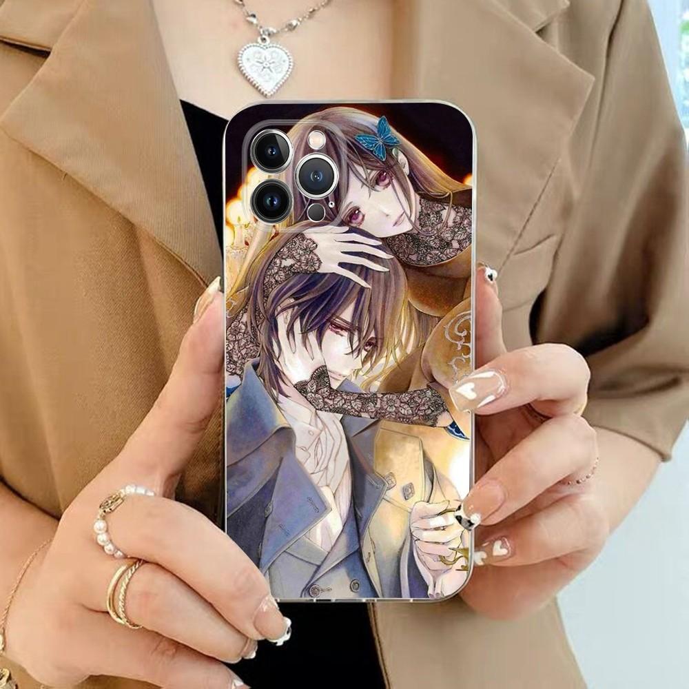 Vampire Knight Phone Case For iPhone 15 13 14 Pro Max XS XR 12 11 Pro 13 Mini 6 7 8 Plus Clear Back Cover Capa