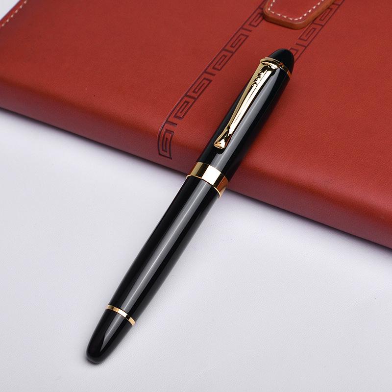 Classic Nostalgic Metal Fountain Pen - Fine Nib Gift Edition Fine Nib (0.5mm) чёрный