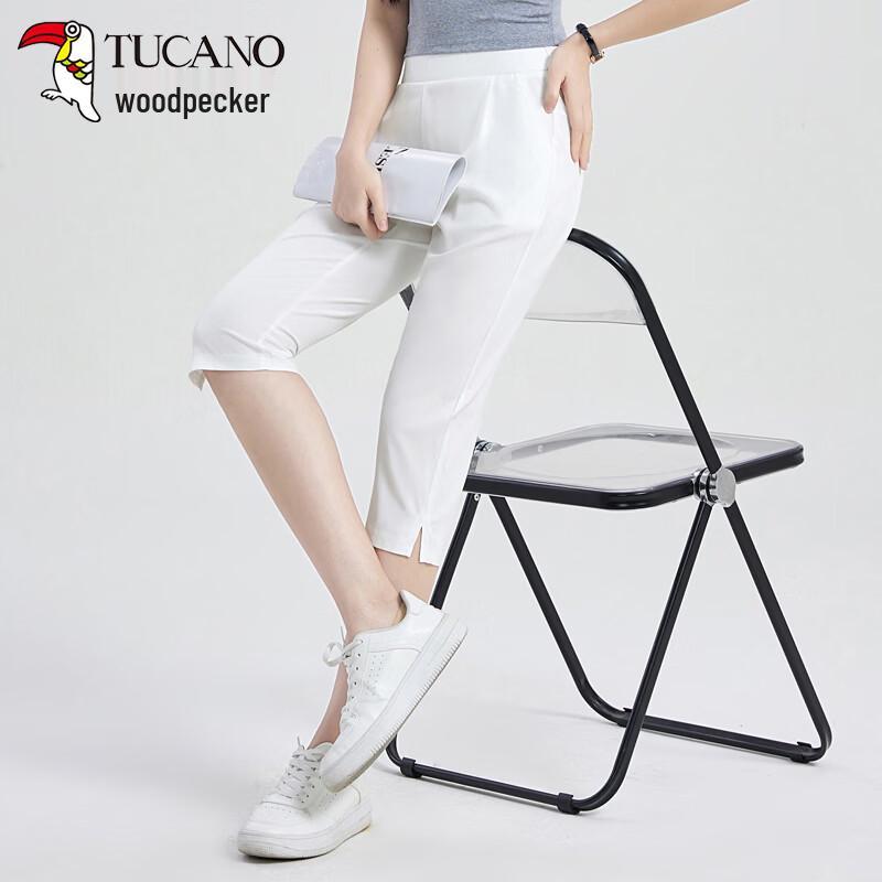 Woodpecker Women's Summer Loose Cropped Harem Casual Pants