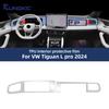 For Volkswagen Tiguan L Pro VW 2024 2025 TPU Protective Film Clear Interior Center Console Gear Panel Anti-scratch Accessories