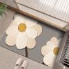 Small Fresh Three-dimensional Household Toilet Door Dirty Diatom Mud Mat Toilet Absorbent Quick Dry Non-slip Mat