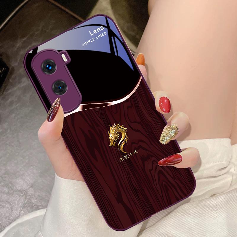 Drachen QiSteigtIn Den Himmel Für Honor 200 90 8X 9X Pro Lite P50 P40 Nova 10 11i P60 Magic4 6 Mate 20 50 Gehärtetes Glas Handyhülle