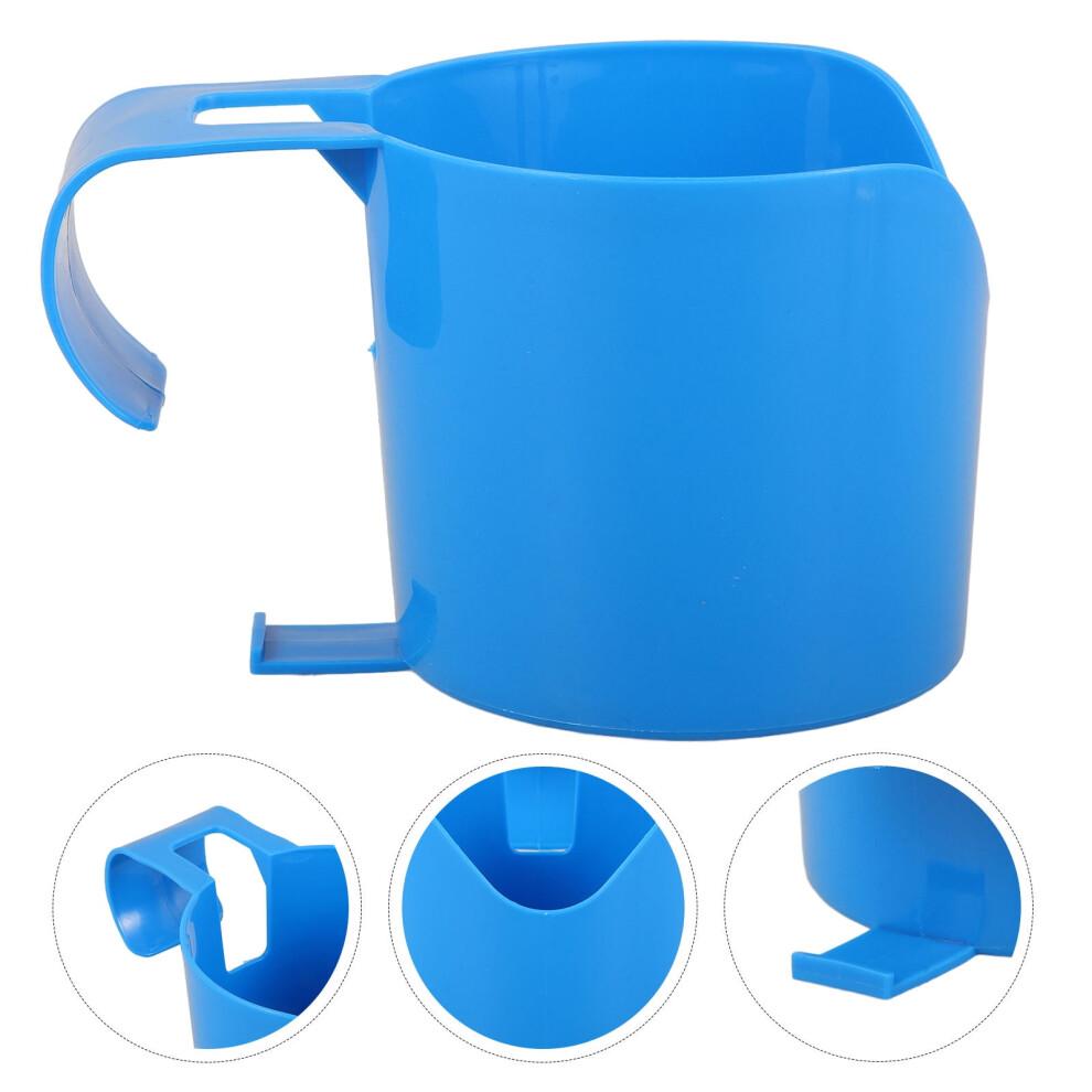 Porte-gobelets pour piscines hors sol, côté piscine, bleu