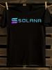 Solana Cryptocurrency T-Shirt Mens Tshirt Womens Tshirts with Letters Print Short Sleeves T-Shirt Casual Street Tee Shirt Top