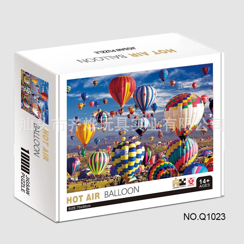 Qiwan 1000-Piece Animal & Landscape Jigsaw Puzzles for Adults & Kids