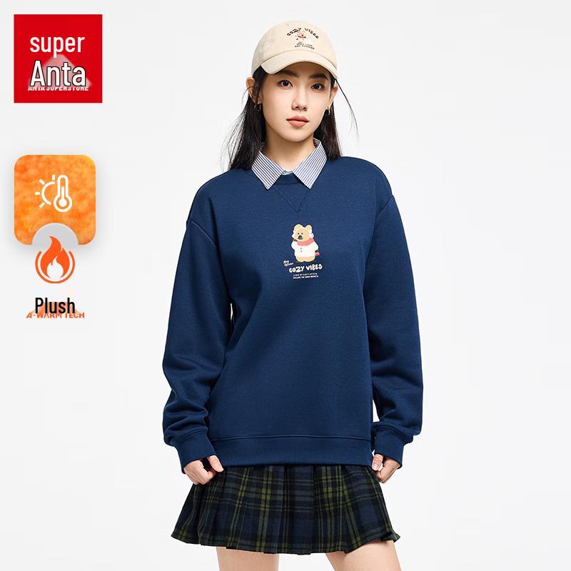 Anta x Da Meng Ding Co-branded Unisex Fleece Sweatshirt S