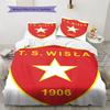 Wisła Poster Bedding Quilt Set Quilt Cover Pillowcase Home Decoration Birthday Gift (1 * Duvet Cover + 2 * Pillowcase, Without Core)