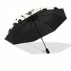 1pc Panda Activities Auto Open/close, All-Season Portable Folding Umbrella for Women & Men, Travel, Everyday, Formal Events -06157