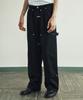 THEVINYLHOUSE Stitch Double Knee Pants Black