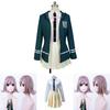 Kostium Cosplay Uniforma Chiaki Nanami z Danganronpy Wykonany z Miękkiego Materiału Dla Komfortu