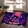 Custom Name Text Crystal Velvet Rug,The Amazing Digital Circus Soft Plush Decorative Non Slip Floor Carpet