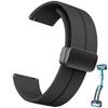 20mm 22mm Strap For Samsung Galaxy Watch 6/4/5 Pro/classic/gear S3/active 2 Sport Silicone Magnetic Buckle Huawei GT 2 2e 3 Band 3