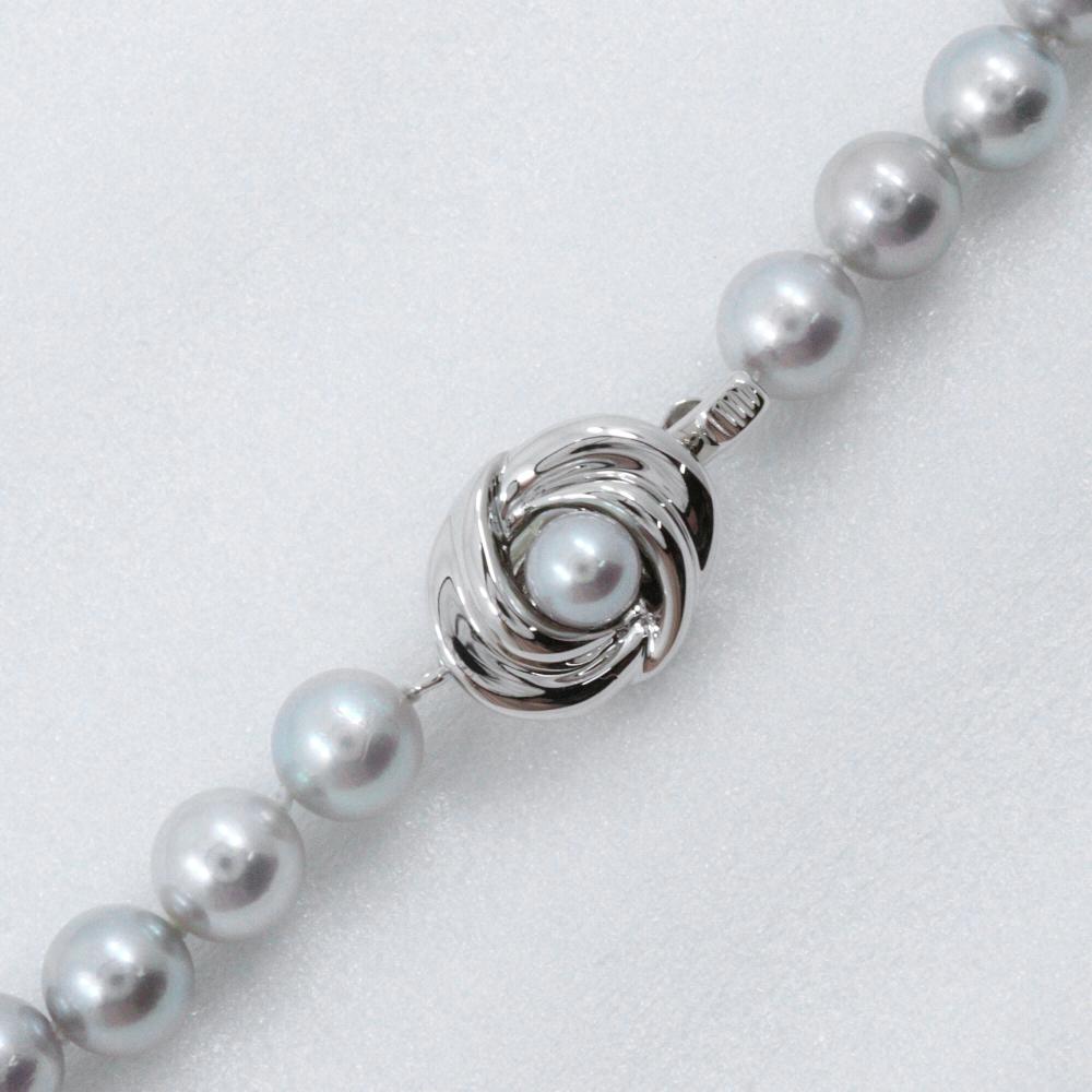 TASAKI Pearl Necklace Silver/Pearl 35g Women Used