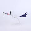 20CM Diecast Metal Fedex Express ATR Aircraft Model Planel Airplane Model Toy for Display Collection home Decor Gift