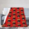 L Lawliet Knitted Blanket Deathnotes Anime Fuzzy Throw Blanket Bedroom Sofa Decoration Ultra-Soft Warm Bedspreads