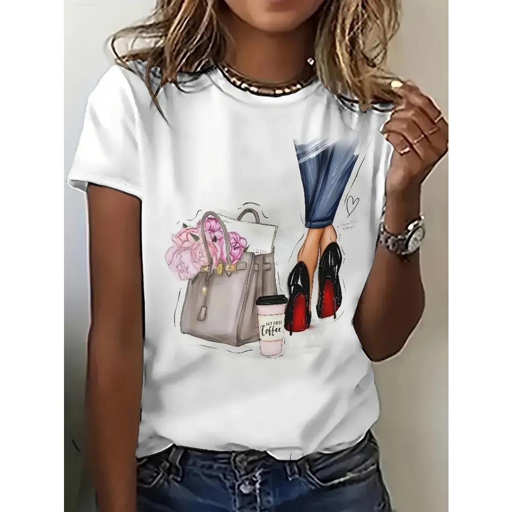 

Мужская футболка с мультяшным принтом в форме сердца, дышащая, с круглым вырезом и короткими рукавами XS