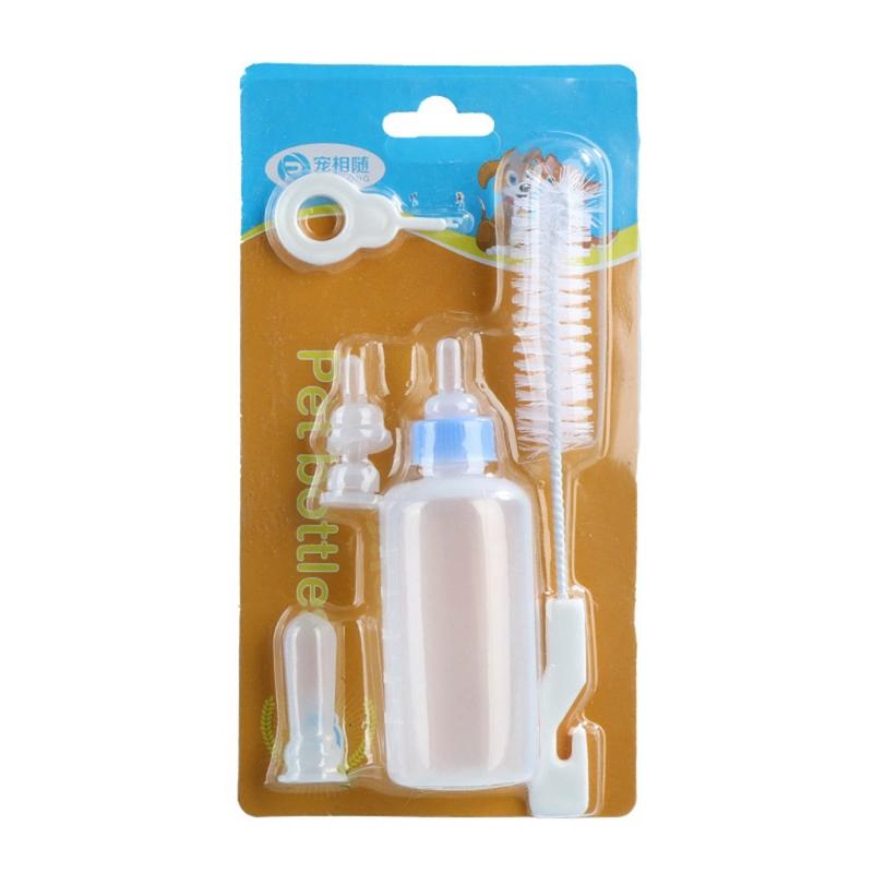 Pet Bottle for Nursing with 4 Different Types of Pacifiers Convenient to Use X3UC