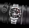New Suit Fashion Business Calendar Watch Men'S Steel Belt Watch Watch Business Explosion Bracelet Men'S Watch