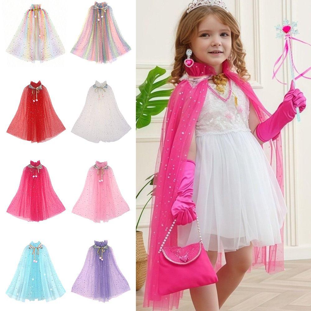 Cosplay Accessories Role-Playing Children's Princess Shawl Stage Props Mesh Performance Dress up Clothes Stage Props Halloween