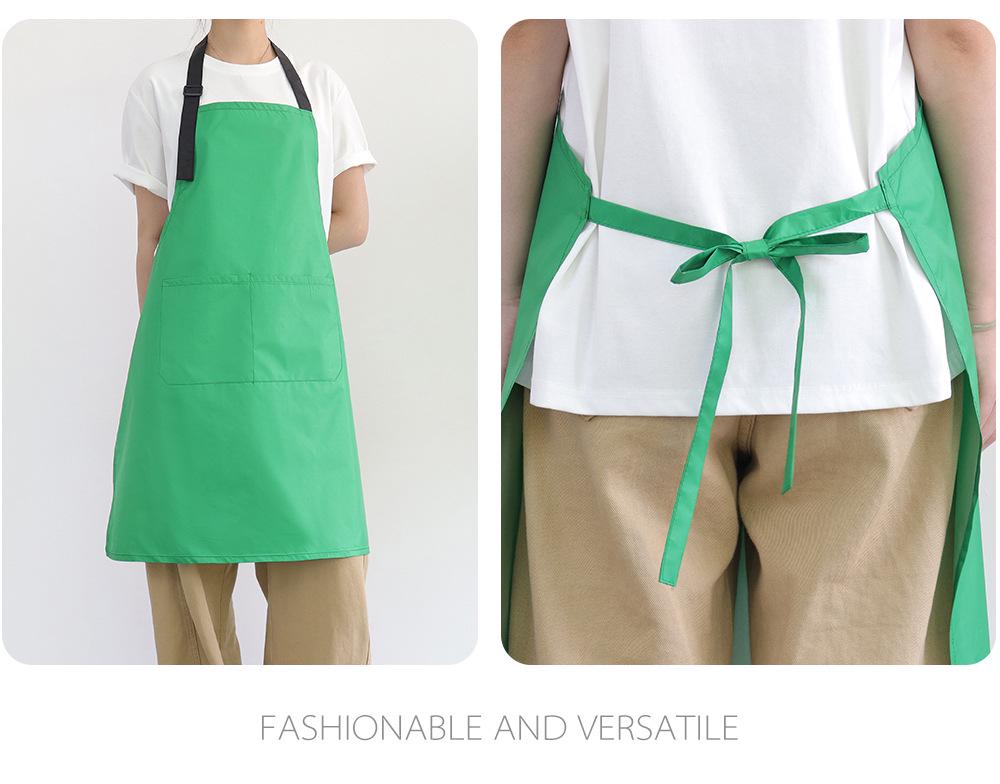New Style Stain-Proof Neck Apron: Ultra-Thin, Custom Logo, Perfect for Kitchen, Painting, and Catering.