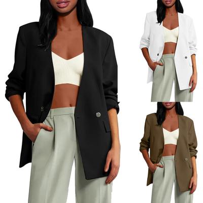 Women Long Sleeve Pullover Casual Open Front Jackets Outfits