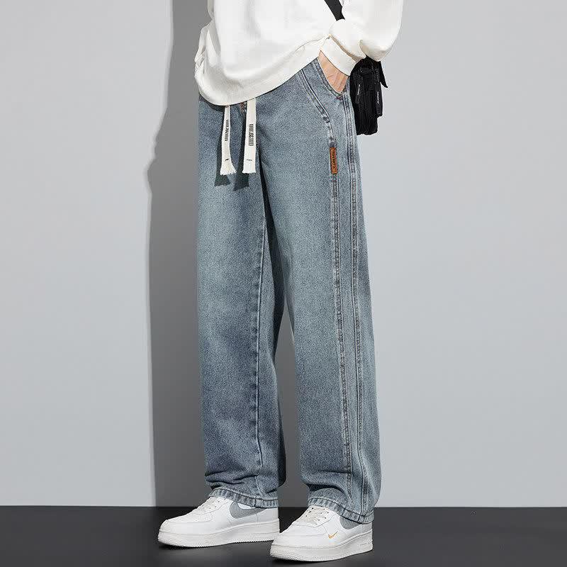 Playboy Men's Loose Straight Fit Summer Jeans