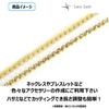 LuceLuce Rhinestone Diamond Stone Chain Gold Crystal Diamond Accessory Parts [Thickness 3.0mm Length 10M]