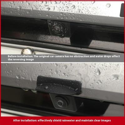 Auto Rückfahrkamera Regenschutz Automobil Rückfahrkamera Regenschutz Anti-Regen Schutzbügel Autozubehör für tägliches Fahren