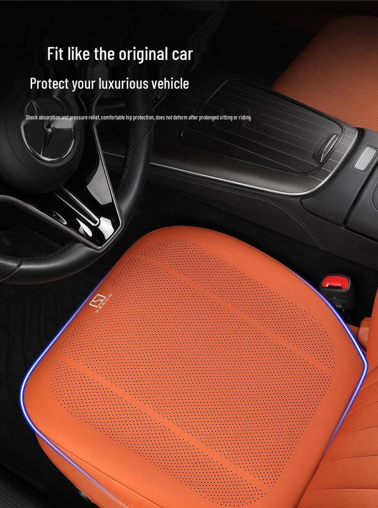 ZEEKR 001/009/X All-Season Car Seat Cushion with Breathable Cover and Integrated Backrest