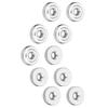 10Pcs GB807 M4 M5 M6 M8 M10 Handle Nut Knurled Thumb Nuts(M3)