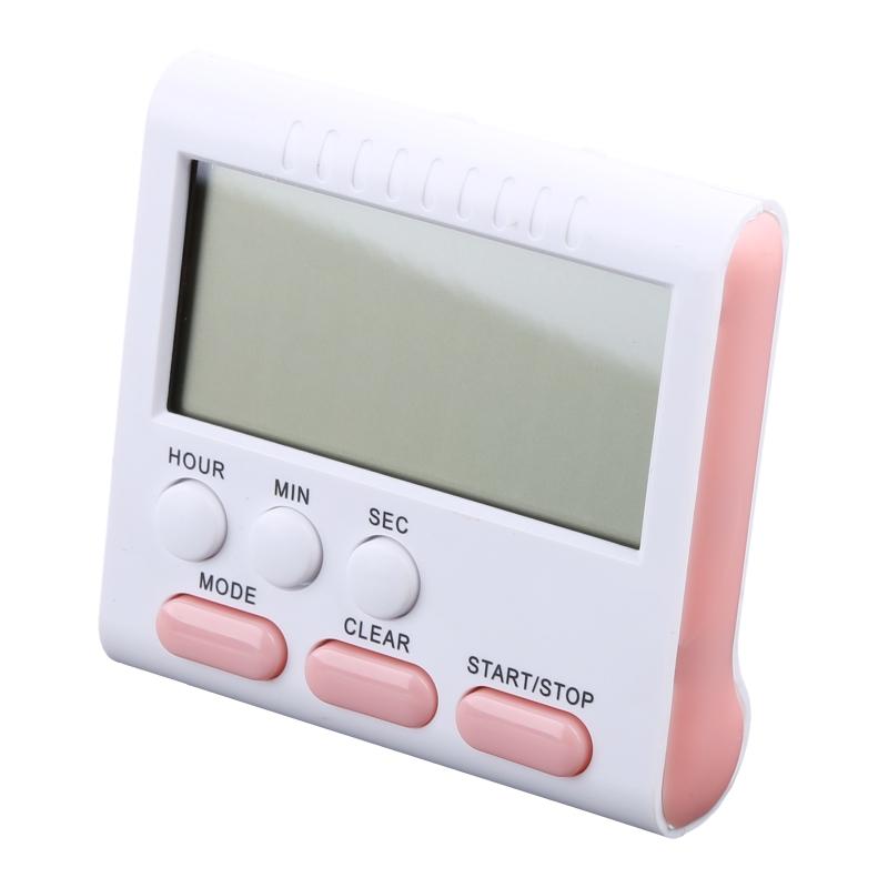 Multi-Function Electronic Timer Magnet Digital Timers Big LCD Display Count Up Countdown Timer for Break for Time Cookin