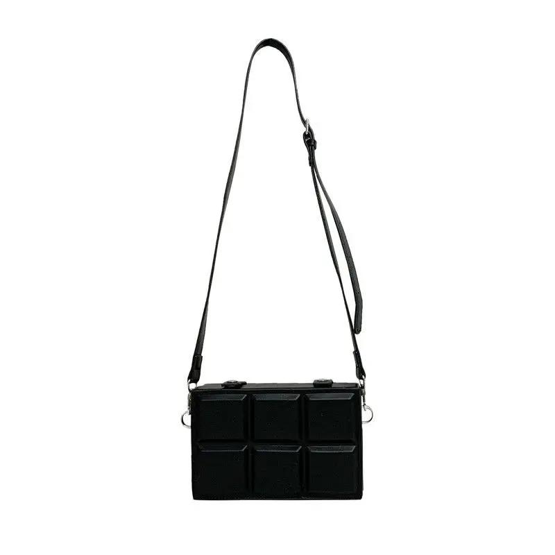 Women Bag Box Plaid Fashion Hasp Street Style Shoulder Bag  Crossbody Women Bag UNISEX