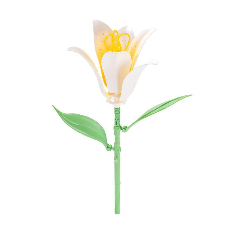 Plant And Flower Building Blocks Building Set, Single Rose, Sunflower, Tulip, Etc., Home Decoration Block Toy Gift For Girls