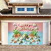 2D "Happy Birthday" Ocean Turtle Tapestry, Underwater Party Background