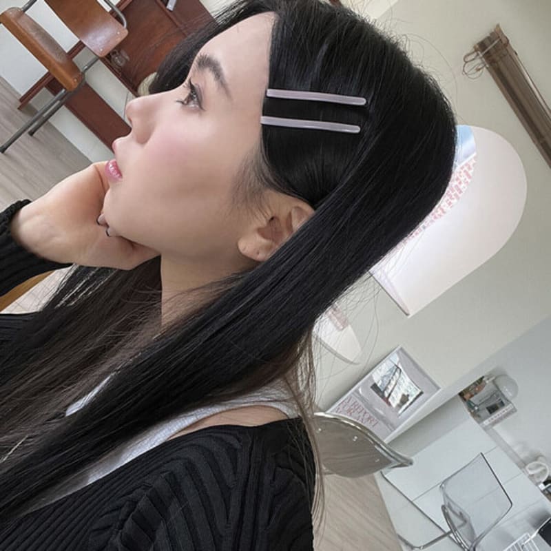 

mosxe Jelly stick hair pin(5color) coral