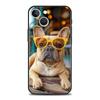 French Bulldog Dog Pet Luxury Phone Case For iPhone 17 Air 16 Plus 13 15 14 12 11 Pro MAX 7 8 SE Soft TPU Black Cover