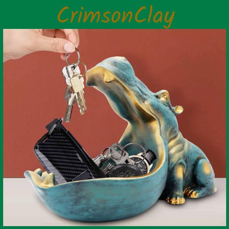 Harz Elefant Skulptur Süßigkeitenschale Schlüsselorganisator für Zuhause und Büro