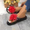 Fashion Low Heel Flat Bottom Peep Toe Shoes for Women 2024 Fashion Modern Slippers Hot Sale Summer Outdoor Floral Women's Slippers