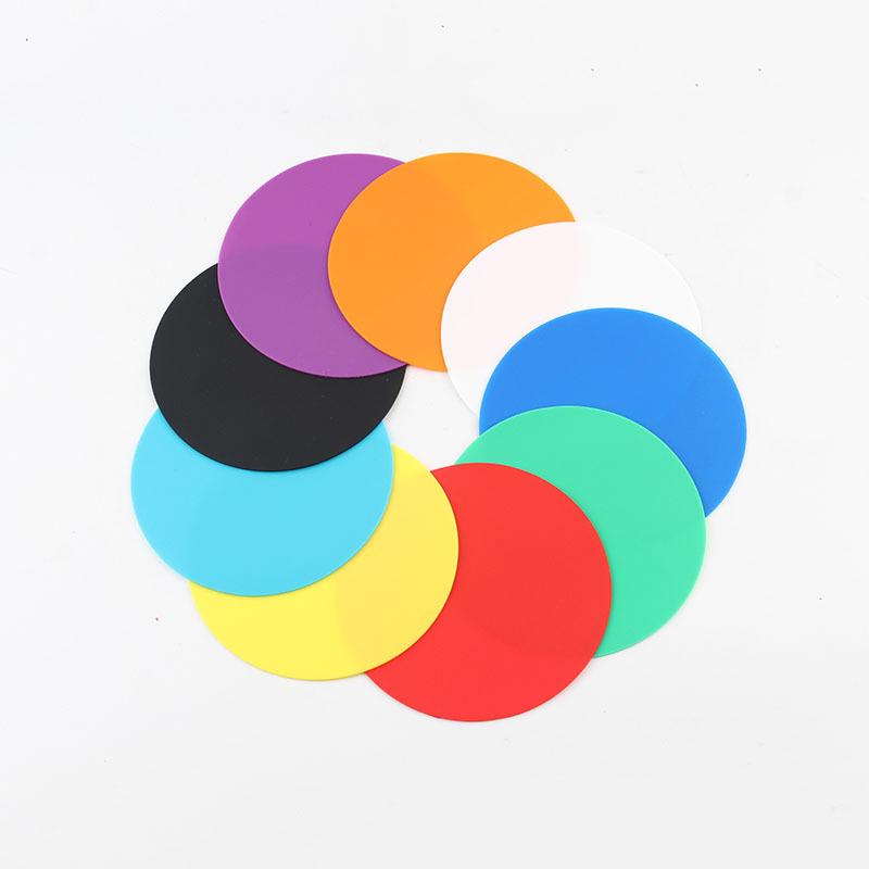 Silicone Bottle Opener Coaster - Non-Slip, Heat-Resistant, Thickened Round Pad